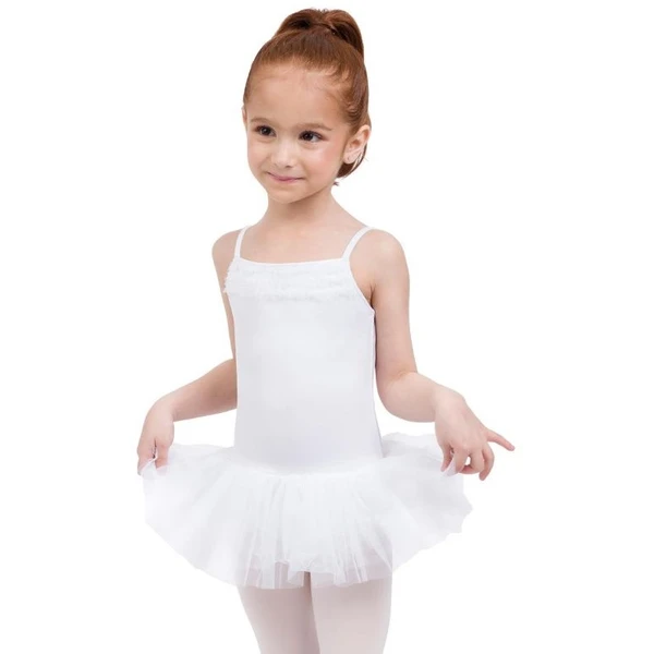 Capezio Ruffle Yoke, kostium dziecięcy ze spódniczką tutu