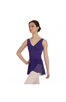 Capezio Tactel V Neck Leotard,trykot na grubych ramiączkach