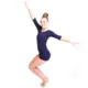 Capezio boatneck 3/4 sleeve leotard, trykot baletowy