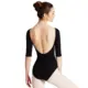 Capezio boatneck 3/4 sleeve leotard, trykot baletowy