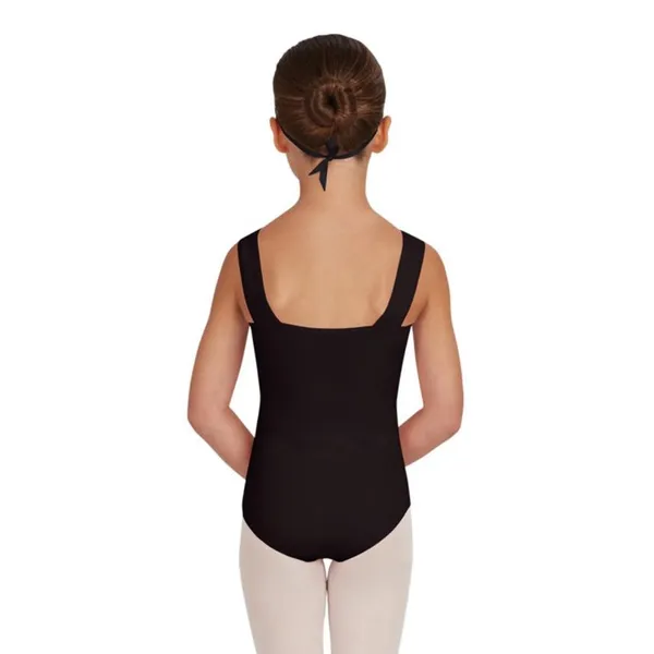 Capezio Wide Strap Leotard, trykot dziecięca na grubych ramiączkach