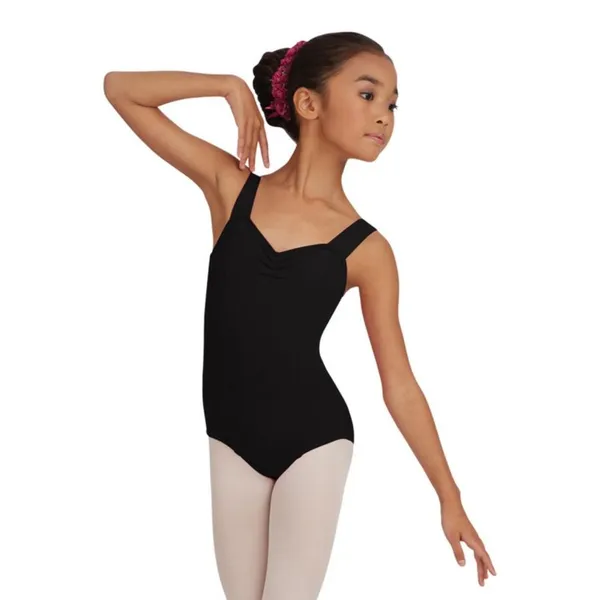 Capezio Wide Strap Leotard, trykot dziecięca na grubych ramiączkach